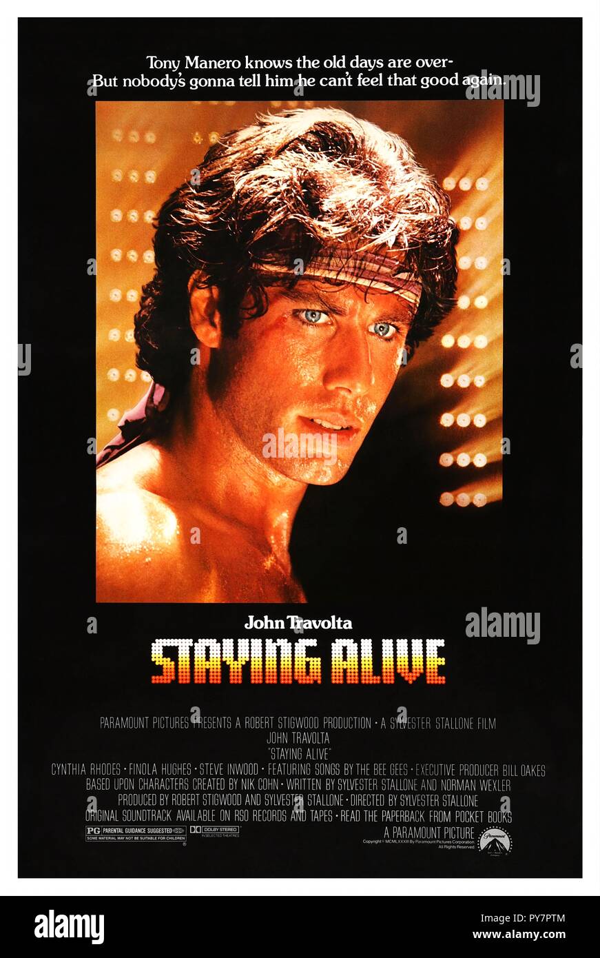 Pellicola originale titolo: restare vivi. Titolo inglese: restare vivi. Anno: 1983. Direttore: Sylvester Stallone. Credito: Paramount Pictures / Album Foto Stock
