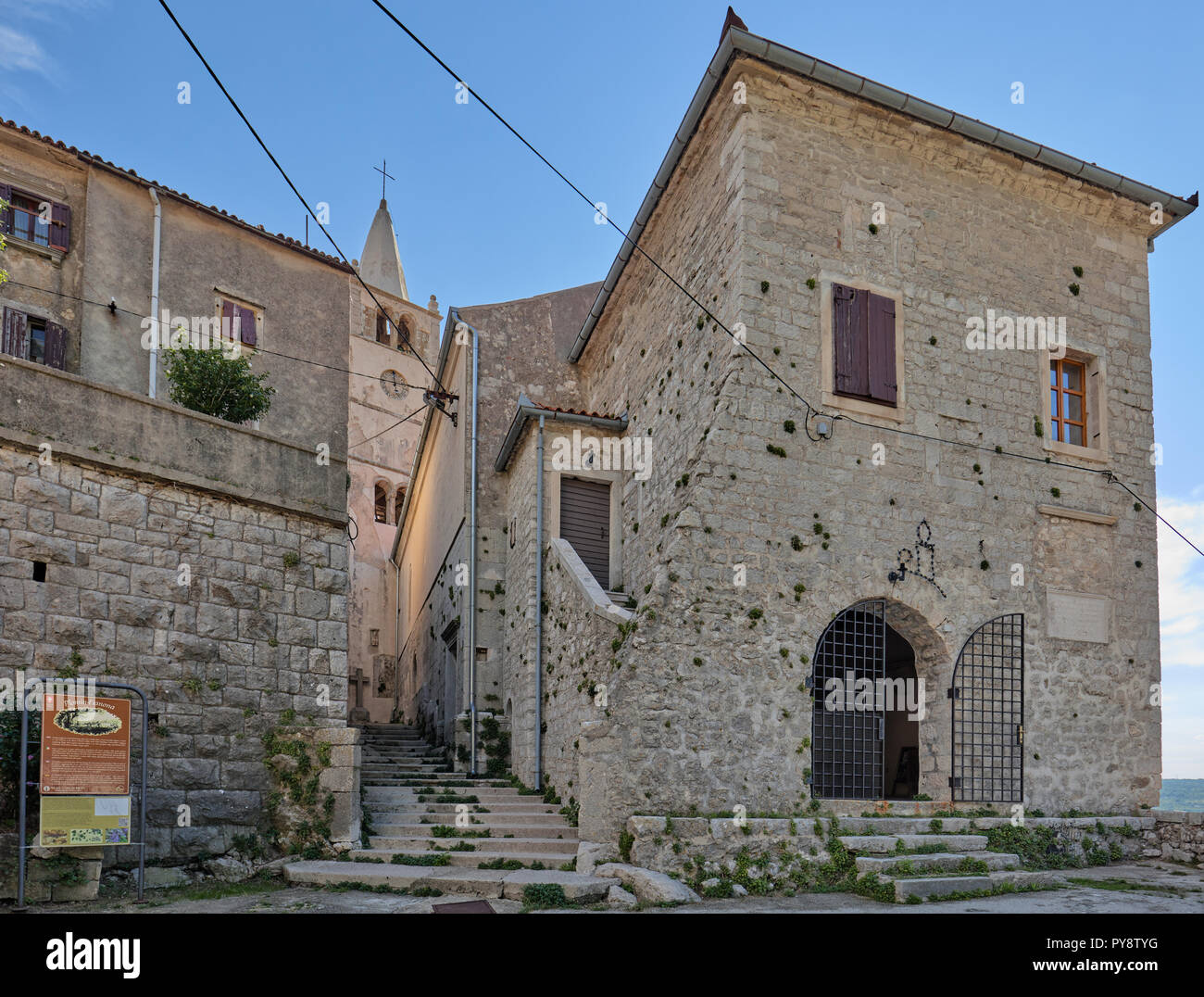 (Plomin Fianona) in Istria, Croazia Foto Stock
