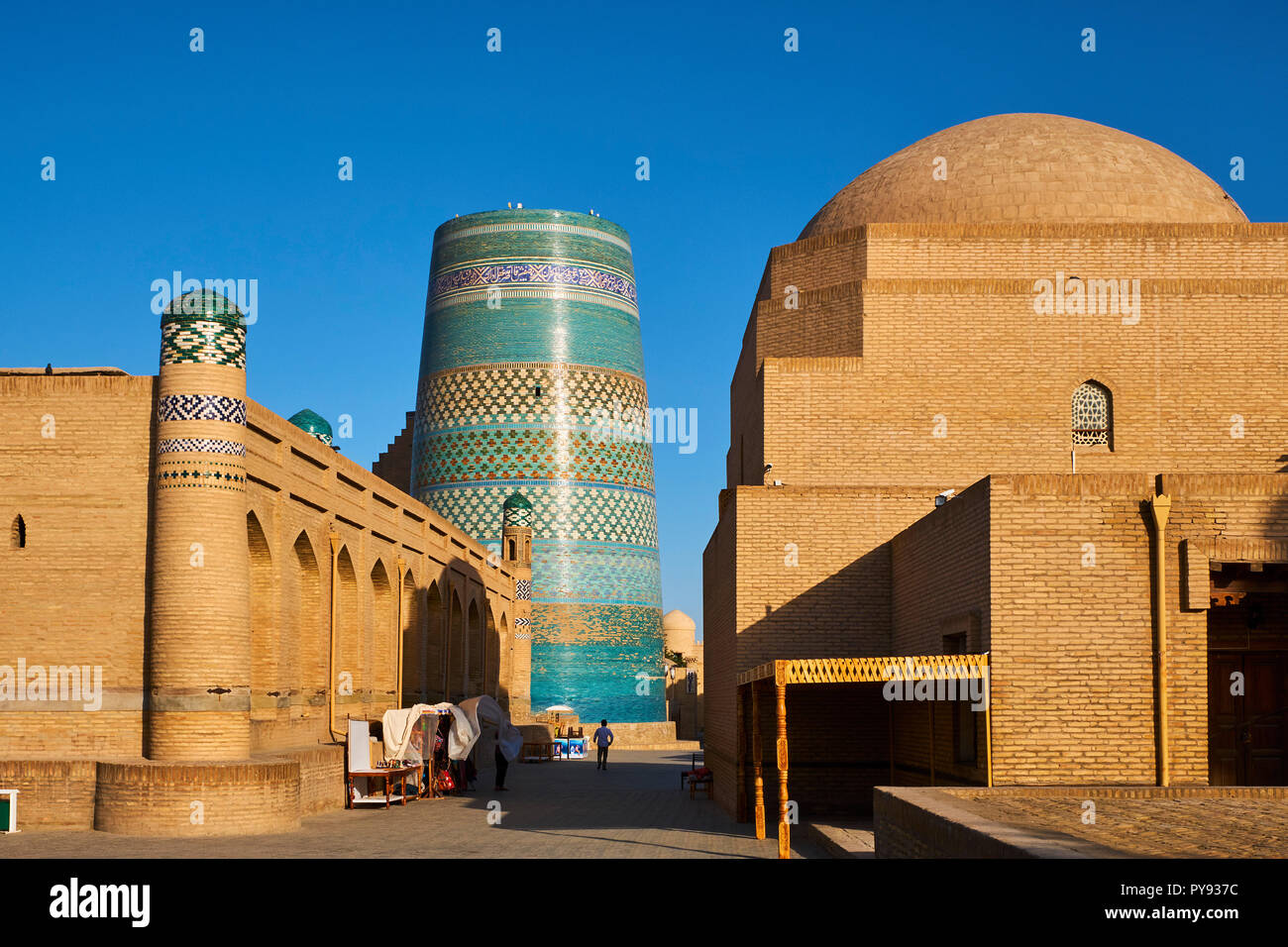 Uzbekistan, Khiva, Patrimonio Mondiale dell Unesco, Kalta Minar Foto Stock