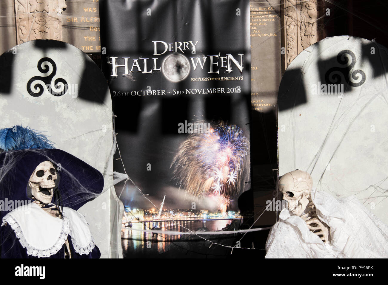 Halloween a Derry Foto Stock