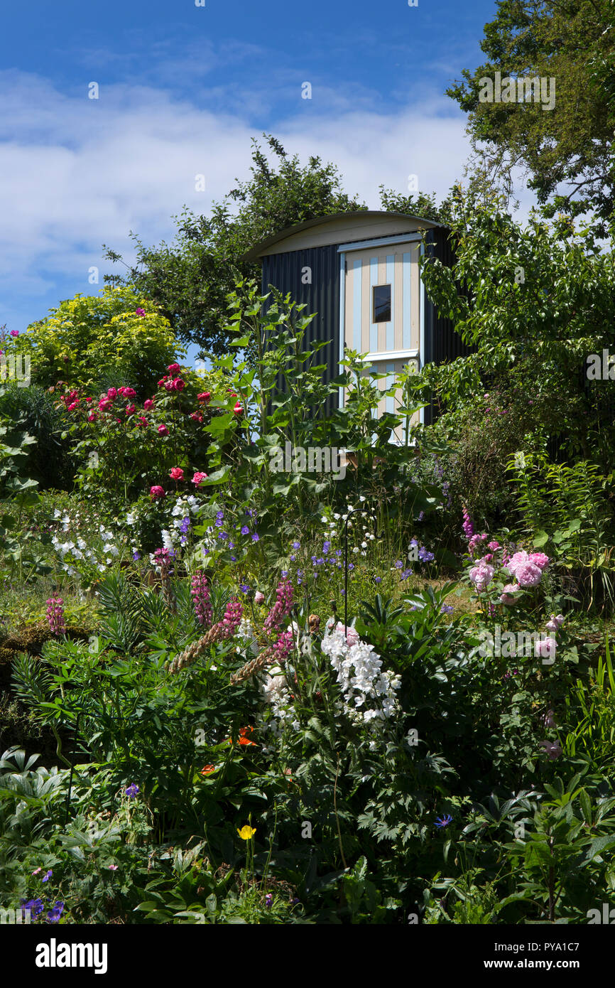 Capanna di pastori nel Giardino Inglese,l'Inghilterra,l'Europa Foto Stock