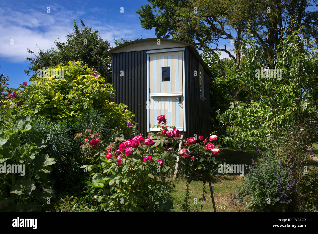 Capanna di pastori nel Giardino Inglese,l'Inghilterra,l'Europa Foto Stock