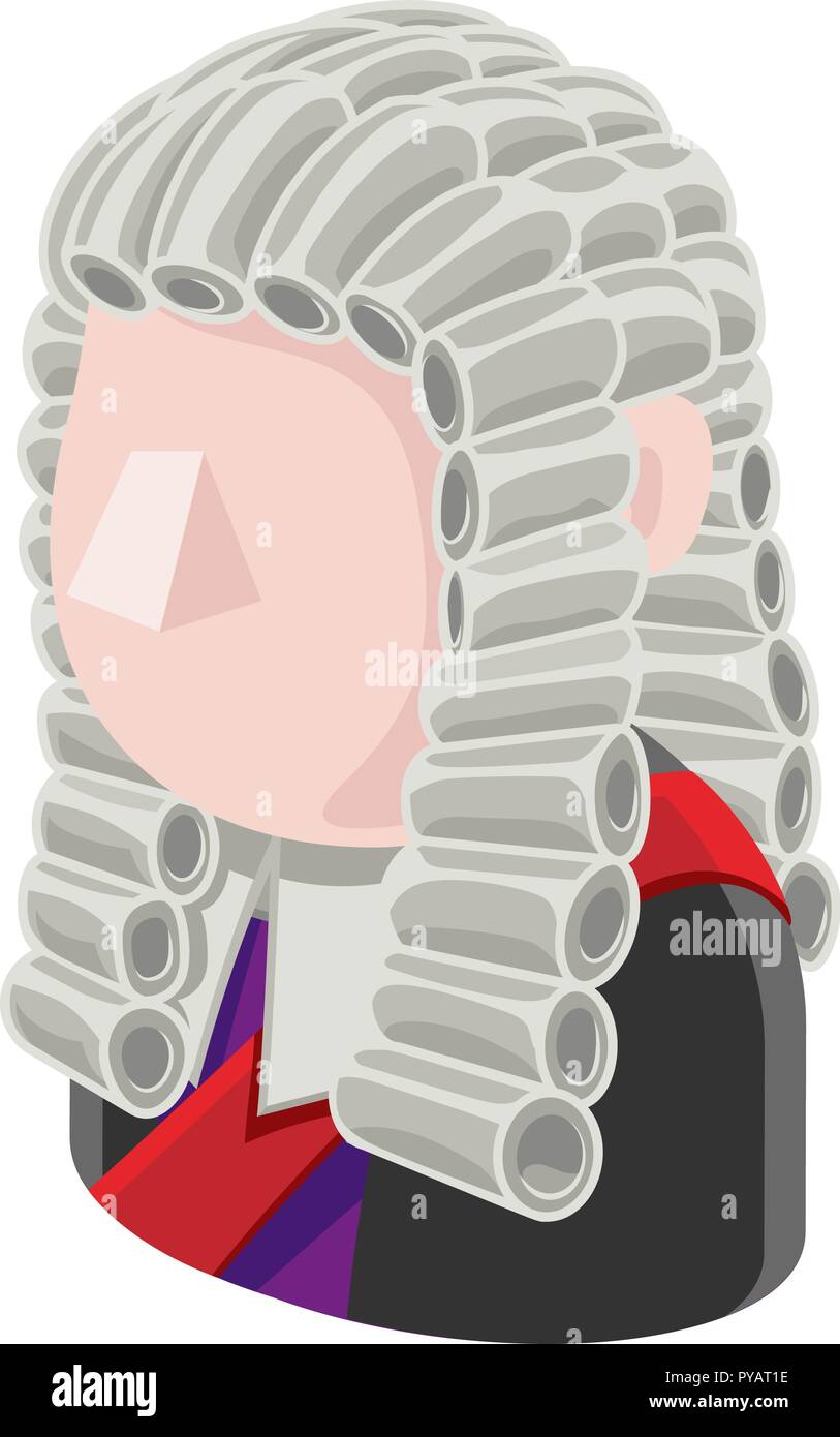 Giudicare l'uomo Avatar icona Persone Illustrazione Vettoriale