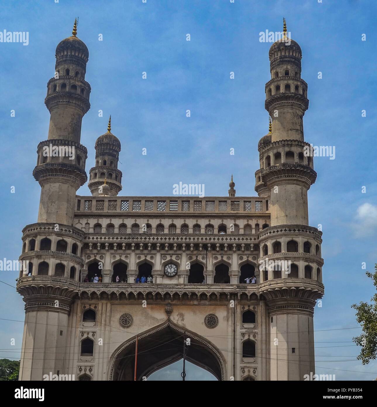 Il Charminar/l'icona globale di Hyderabad/India Foto Stock