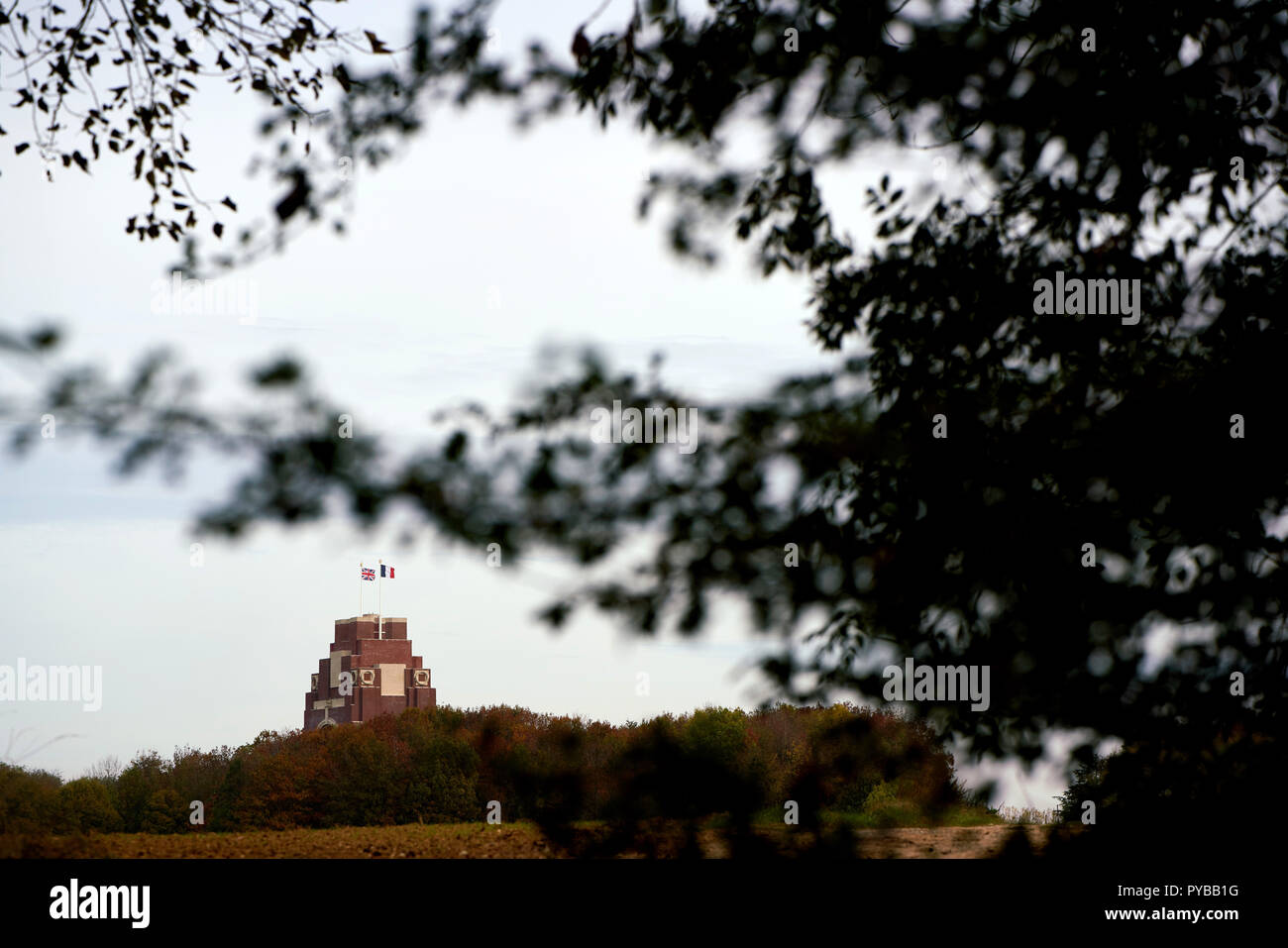 Memoriale al mancanti al Thiepval in Francia Foto Stock