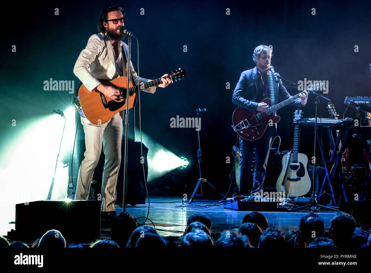 Gateshead, Regno Unito. Il 26 ottobre 2018. Padre Giovanni Misty (Josh Tillman) suona presso il Sage Gateshead il 26 ottobre 2018. Credito: Thomas Jackson/Alamy Live News Foto Stock