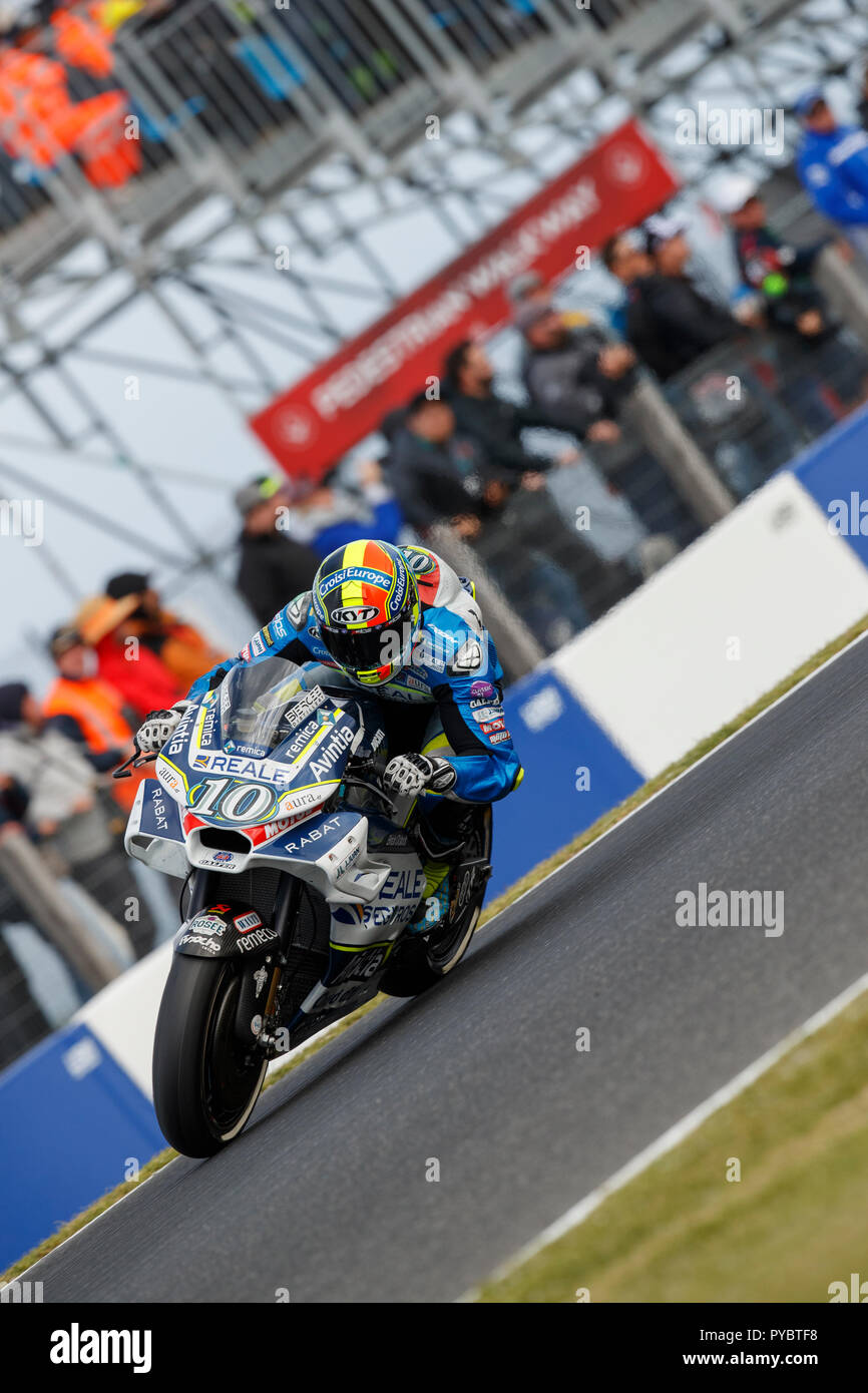 Melbourne, Australia. 27 ottobre, 2018. Circuito australiano di Phillip Island. Credito: Russell Hunter/Alamy Live News Foto Stock