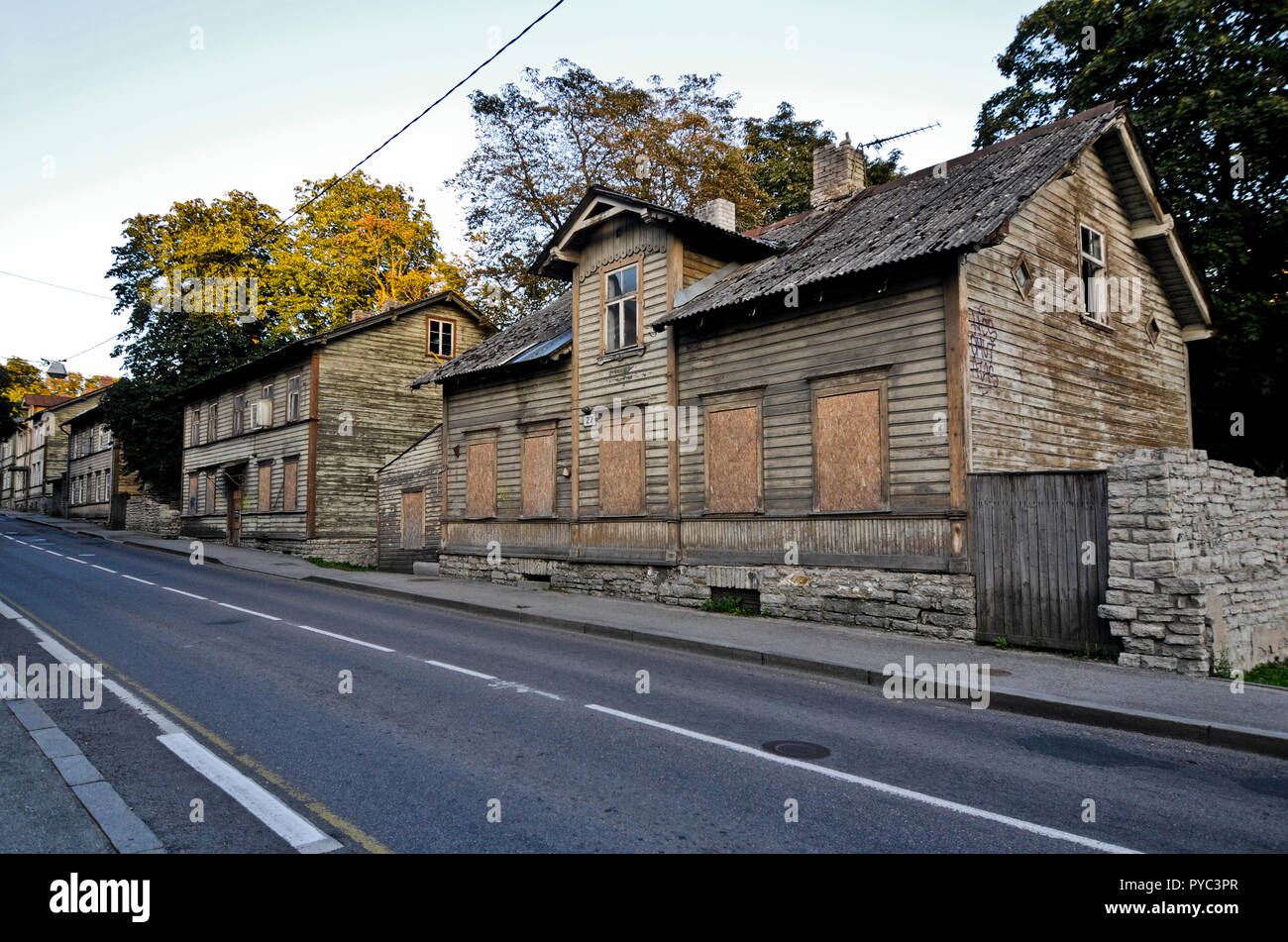 Sobborghi di Tallinn, Estonia Foto Stock