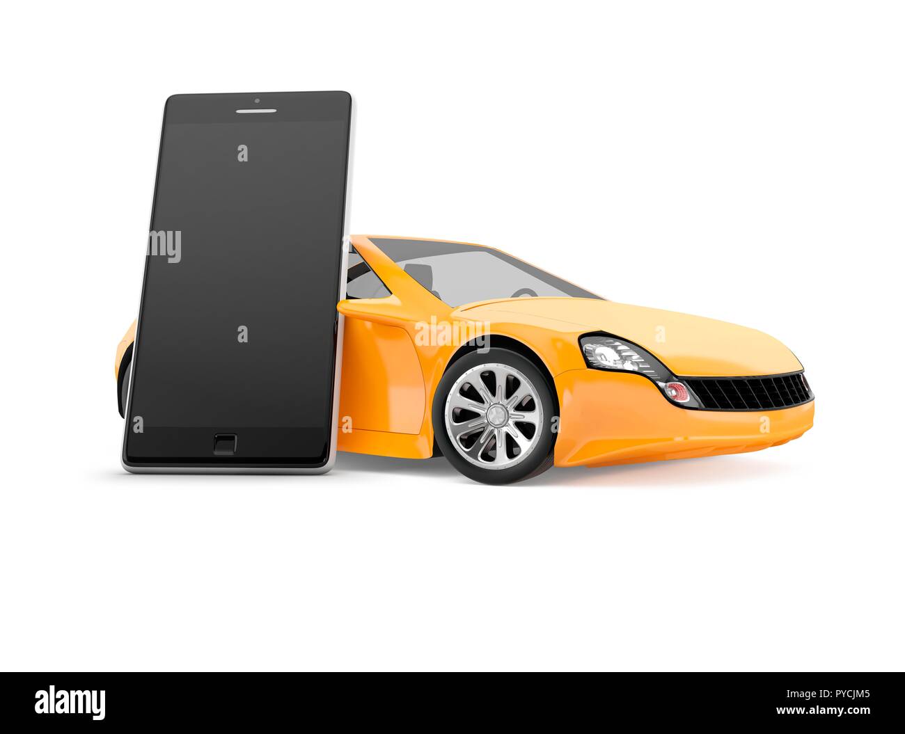 La guida di app, illustrazione concettuale. Foto Stock