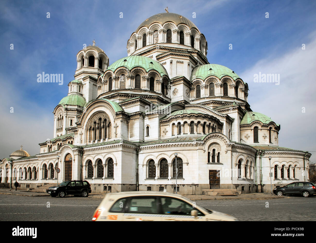 La cattedrale di Alexander Nevsky, Sofia, Bulgaria Foto Stock La cattedrale di Alexander Nevsky, Sofia, Bulgaria Foto Stock