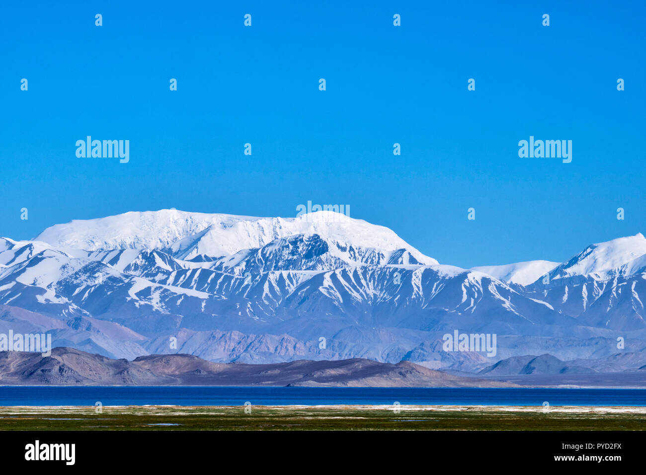 Il Tagikistan, Asia Centrale, Gorno Badakshan, il Pamir, Wakhan Valley, il Pamir highway, Lago Karakul e Alai gamma Foto Stock