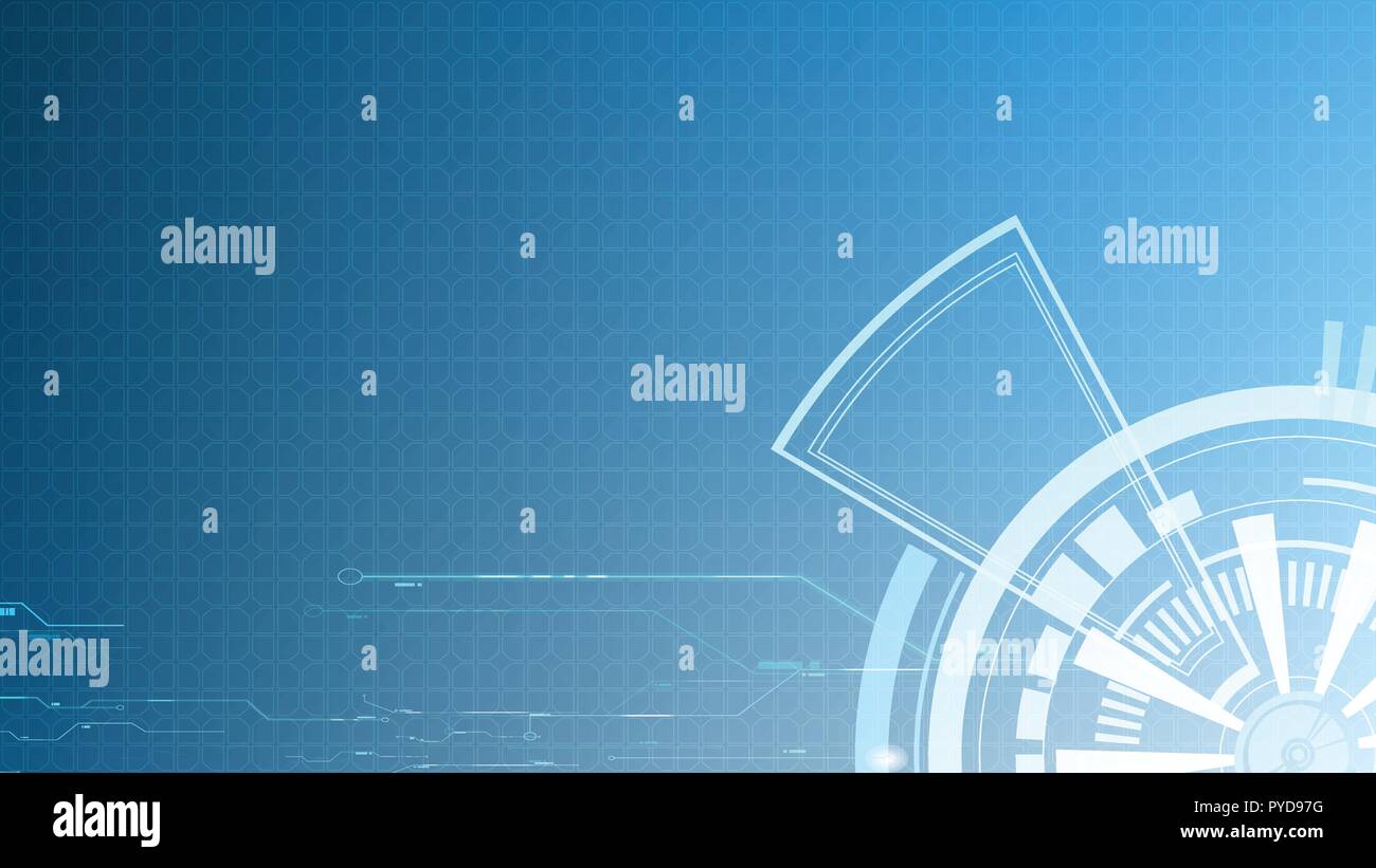 Vettore luce astratta tecnologia blu sfondi di interfaccia Illustrazione Vettoriale
