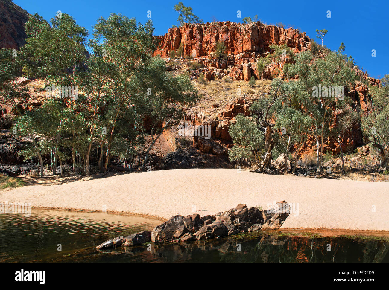 Ormiston Gorge, West MacDonnell National Park, il Territorio del Nord, l'Australia Foto Stock