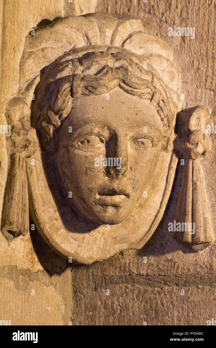 Dettaglio del Municipio di ramp - Ginevra Foto Stock