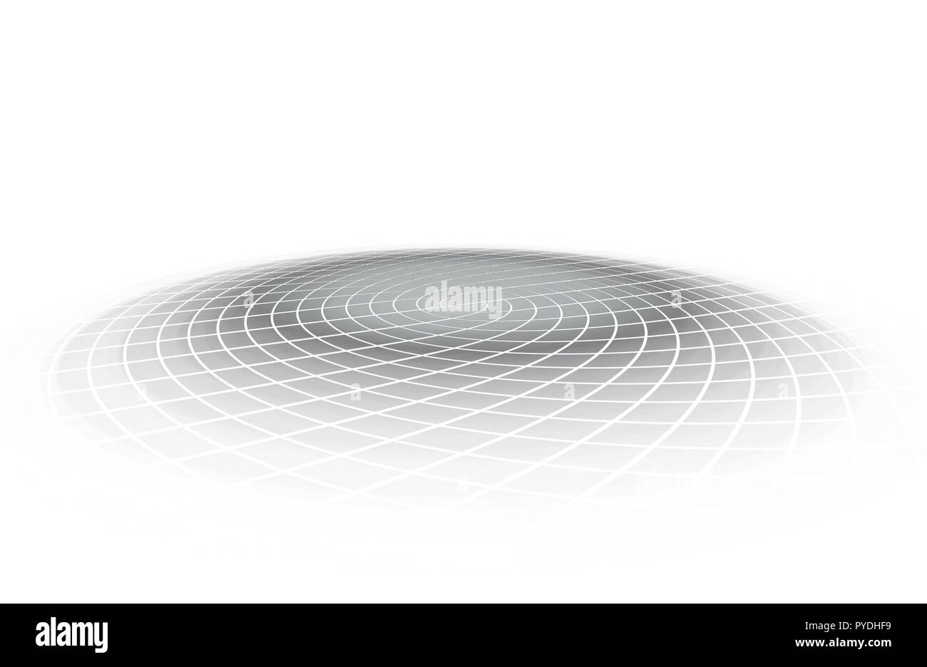 Round piattaforma di presentazione. Raster modello grafico Foto Stock