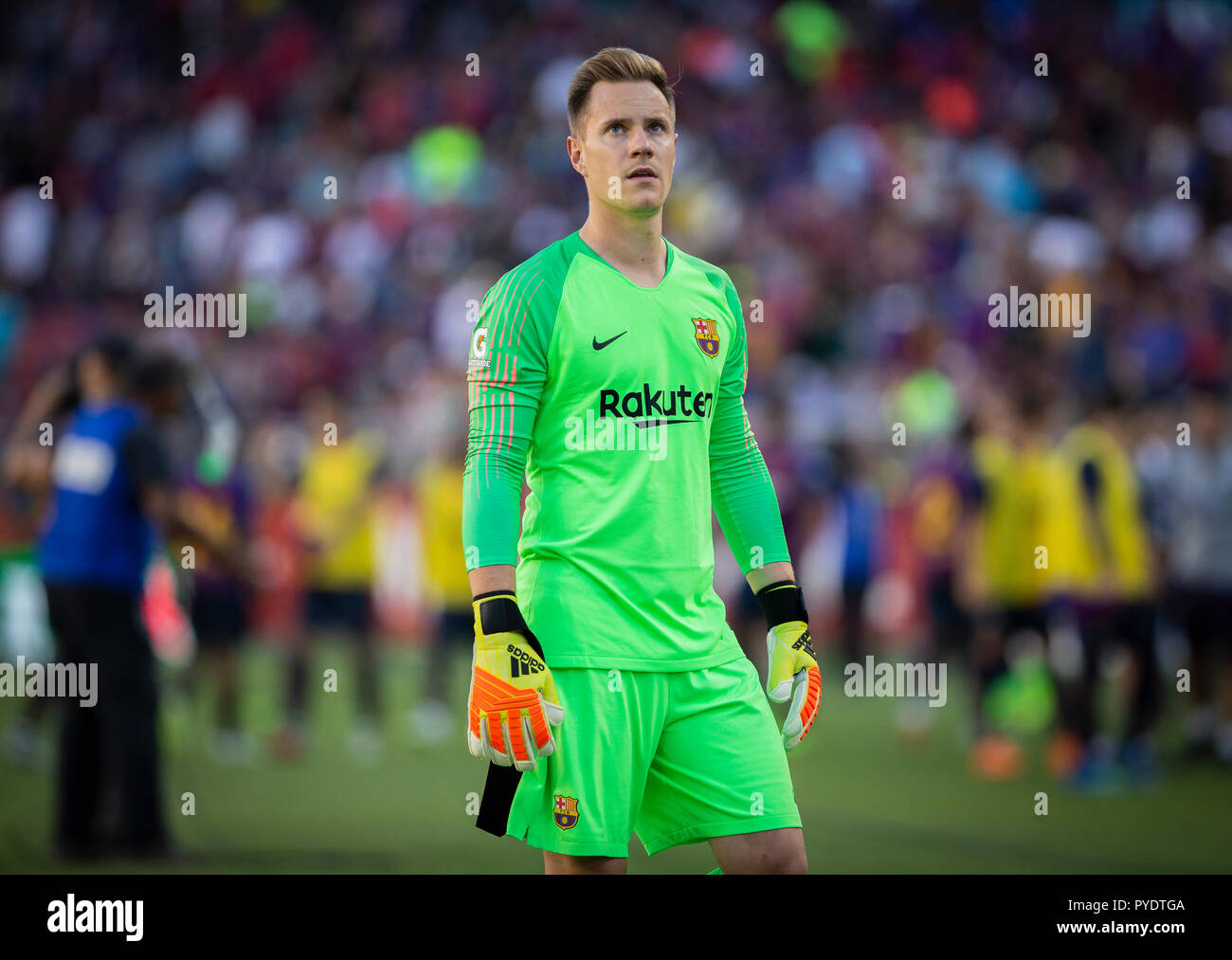 Barcalona e Germania Portiere Marc-André Ter Stegen Foto Stock