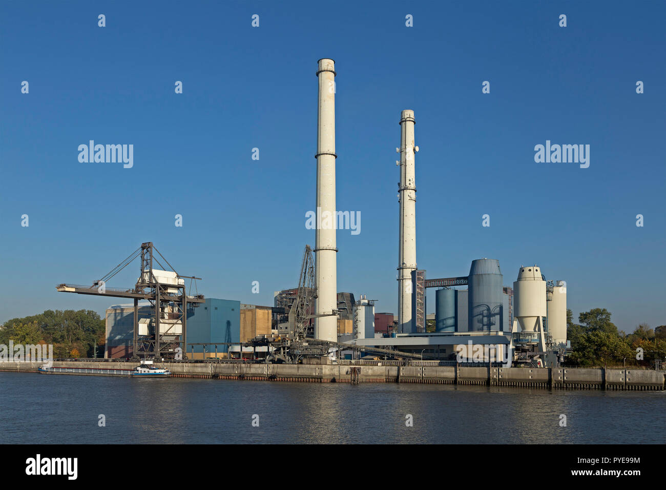 Wedel Power Station, Schleswig-Holstein, Germania Foto Stock