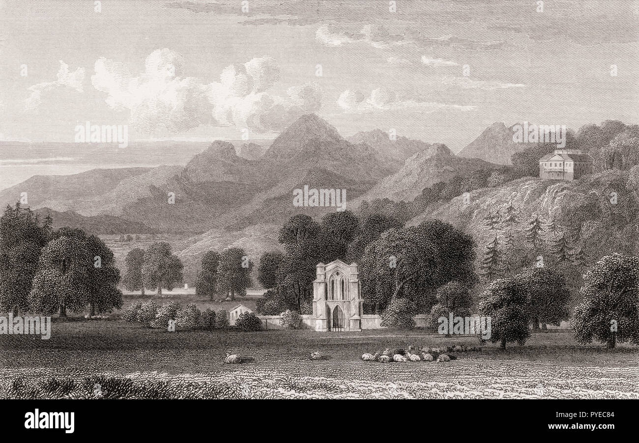 Casa Ochtertire, Perth and Kinross, secolo XIX, dalla moderna Atene da Th. H. Pastore Foto Stock