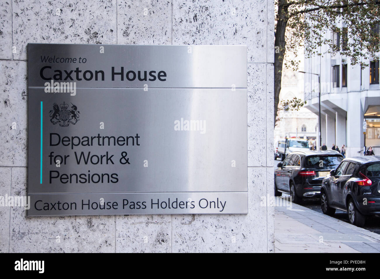 Caxton House, Ministero del Lavoro e delle pensioni, Tothill Street, Westminster, London, SW1, Regno Unito Foto Stock