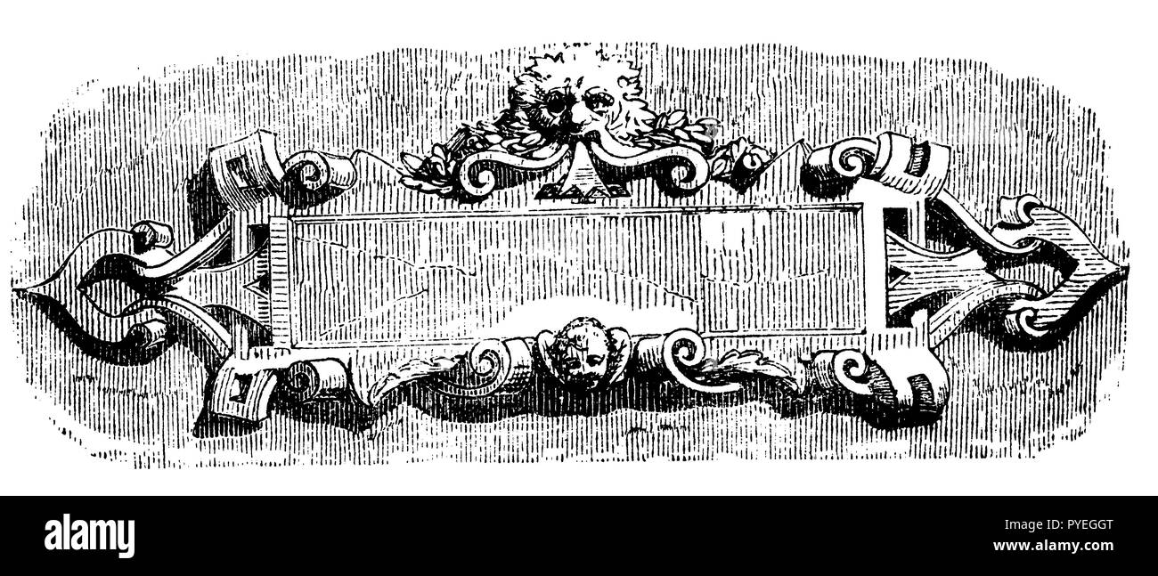 Cartuccia dal secolo XVII, 1882 Foto Stock