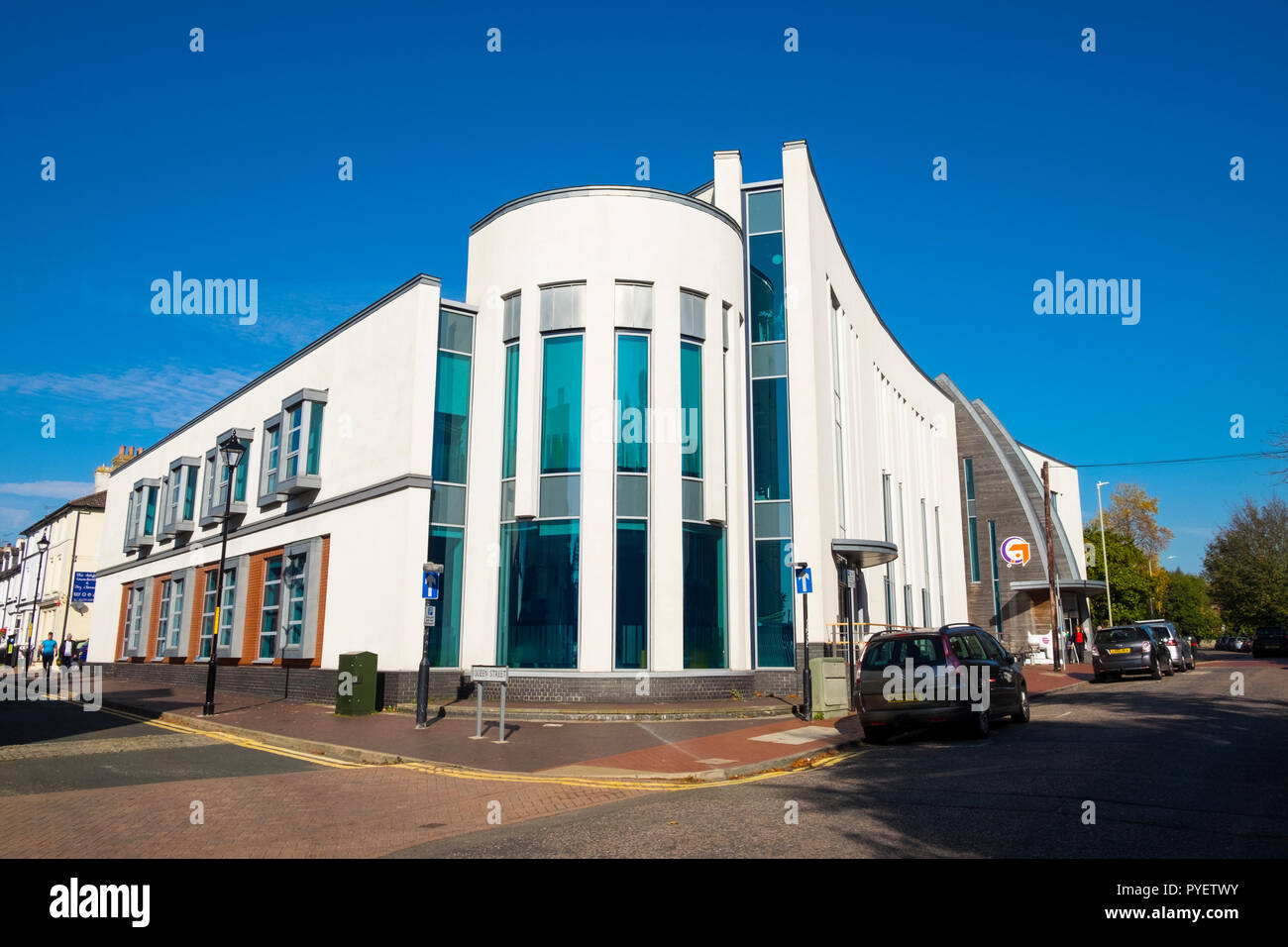 Ashford gateway plus, home a Ashford biblioteca, consiglieri, pubbliche e servizi di volontariato, Church Rd, ashford, kent, Regno Unito Foto Stock