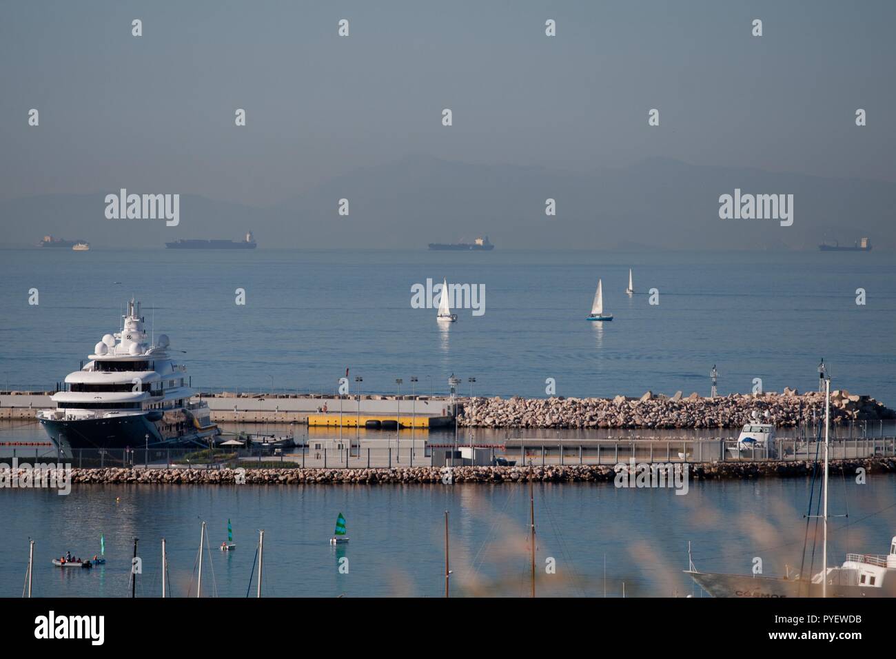 Il Flisvos marina Atene Grecia Foto Stock