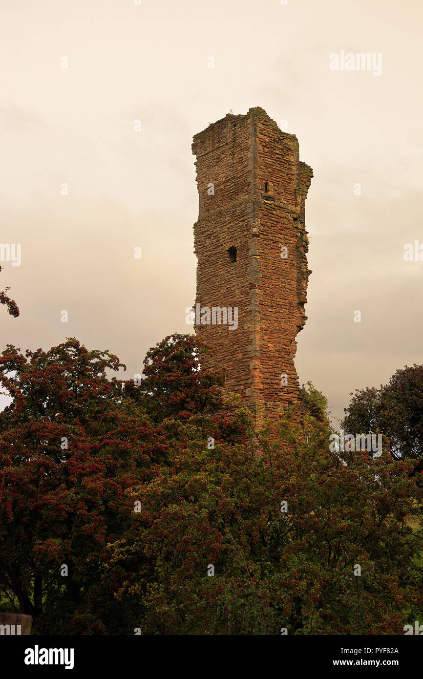 Castello Ruims a Sheriff Hutton, North Yorkshire, Regno Unito Foto Stock