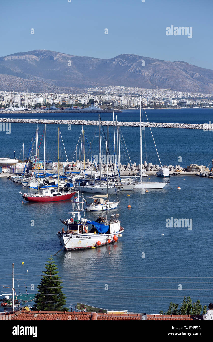Mikrolimano porto di Atene, Grecia Foto Stock