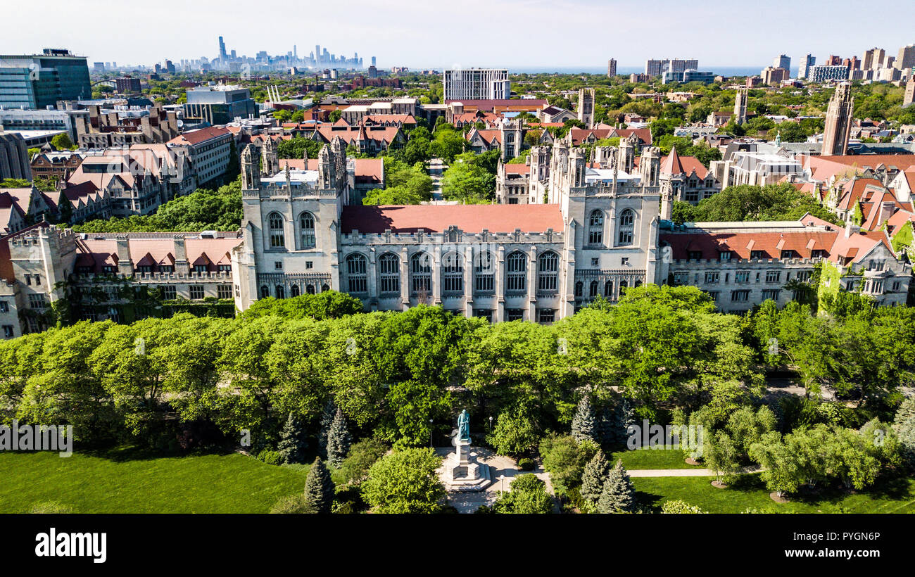 Università di Chicago, Chicago, IL, Stati Uniti d'America Foto Stock