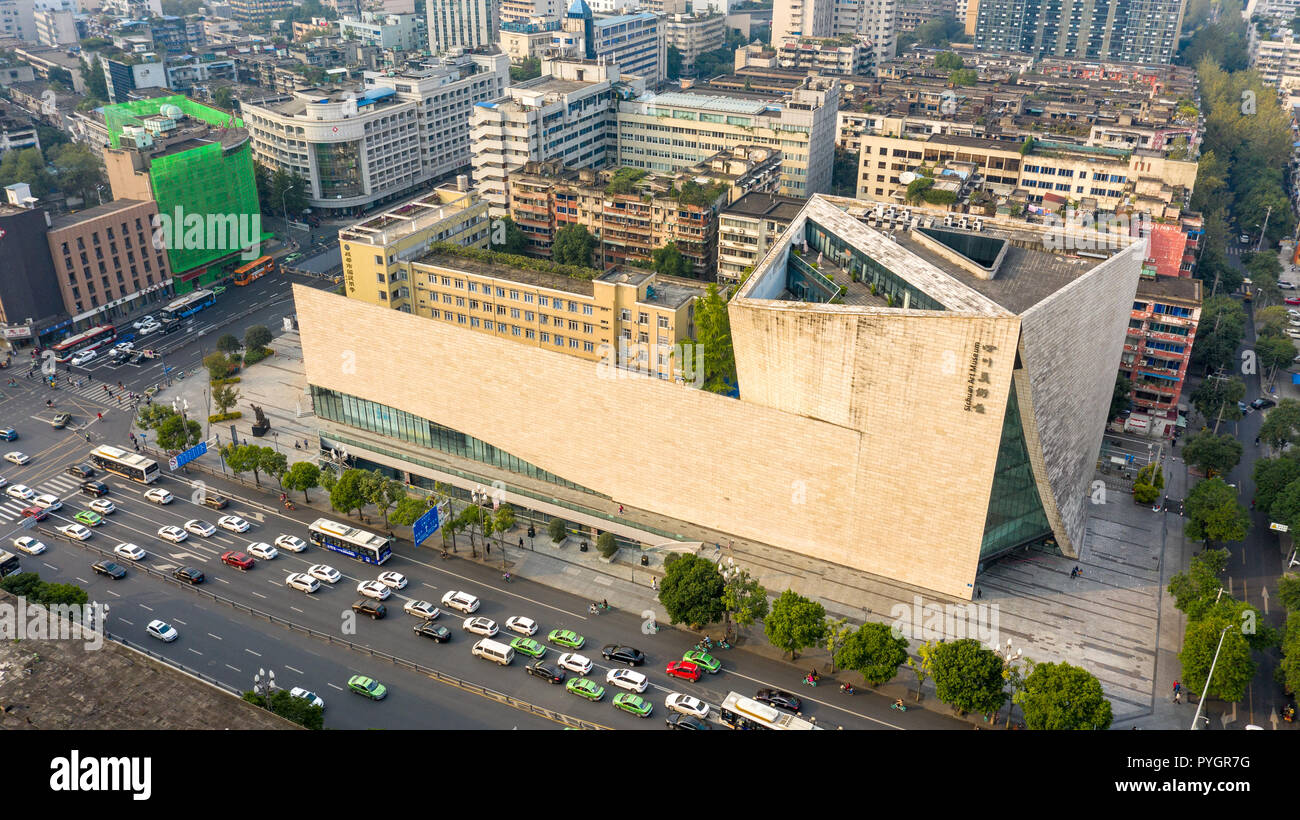 Museo di arte del Sichuan, Chengdu Cina Foto Stock