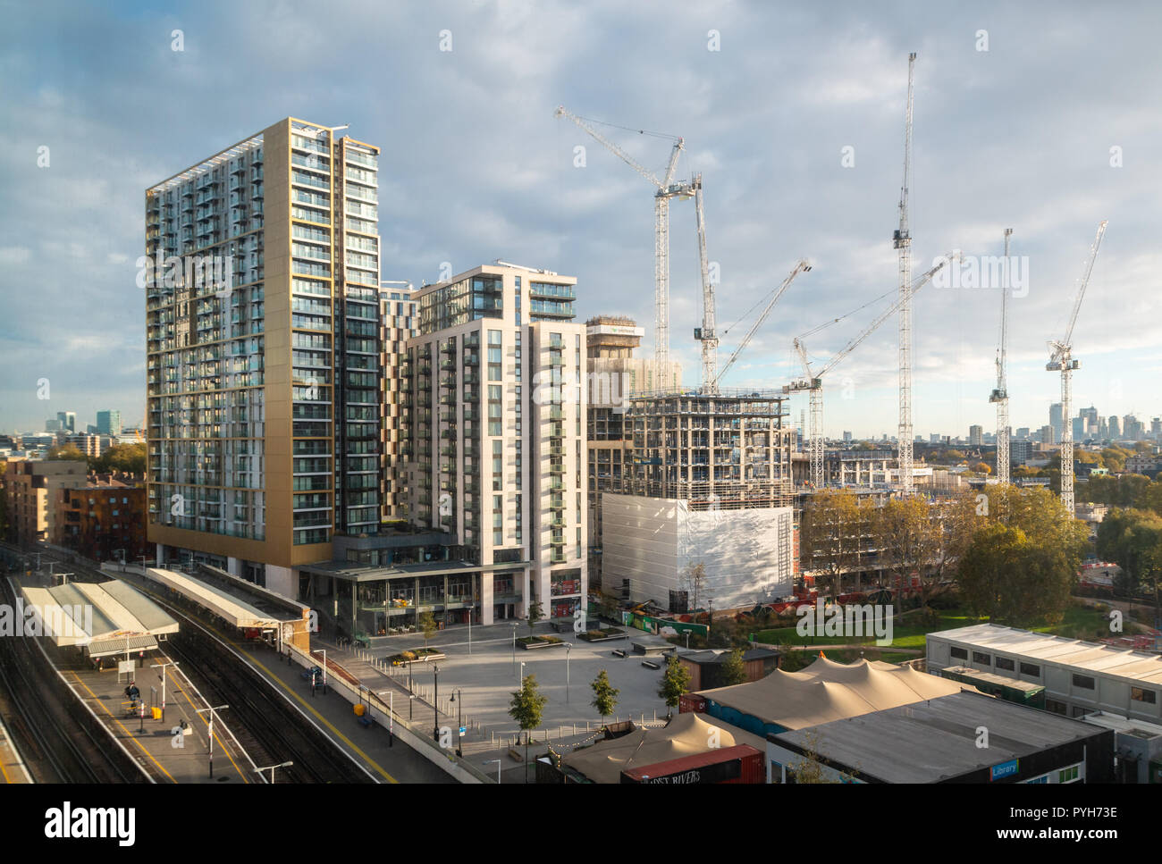 Parte della rigenerazione di Elephant e Castle, Londra Foto Stock