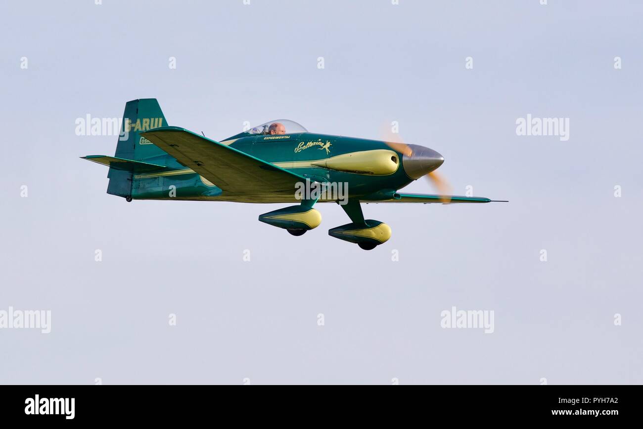 LeVier Cosmic vento (G-ARUL) è stato progettato e costruito da Lockheed's chief test pilota, Tony LeVier, e un gruppo di ingegneri Lockheed Foto Stock