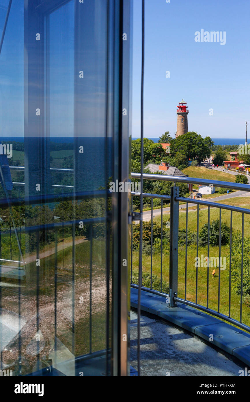 Nuovo faro di Cape Arkona sull isola di Ruegen Foto Stock