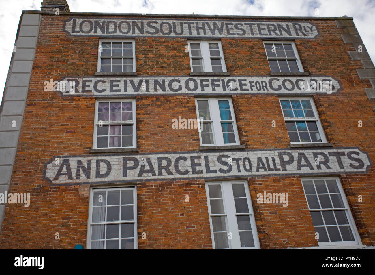 London South Western Railway Building a Plymouth, Devon Foto Stock