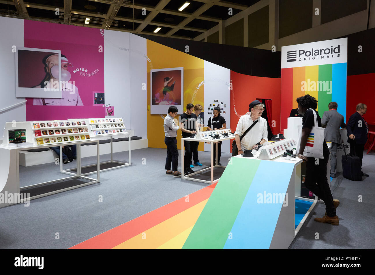 Berlino, Germania - Polaroid si presenta all'IFA 2018. Foto Stock