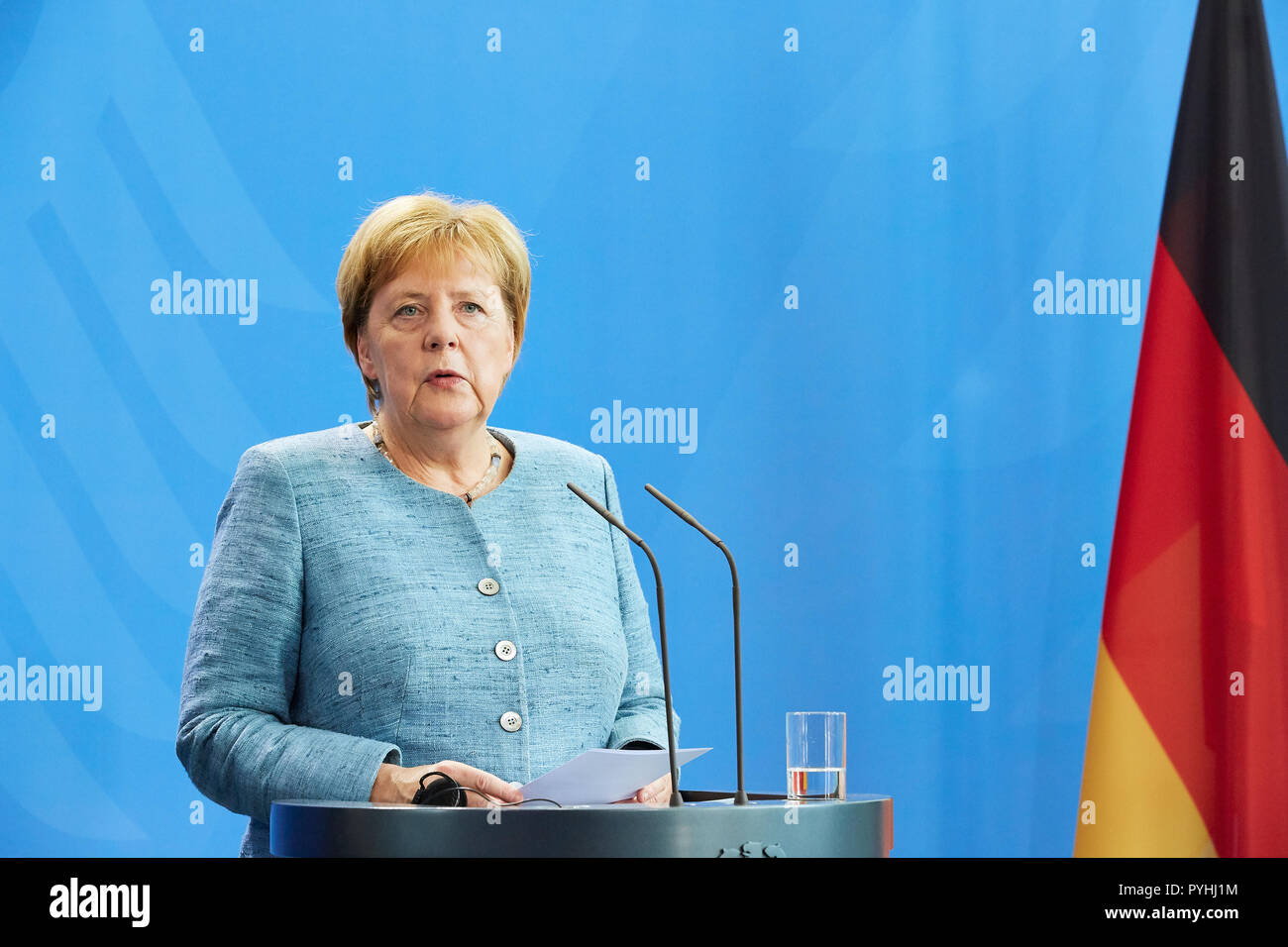 Berlino, Germania - Cancelliere Angela Merkel. Foto Stock