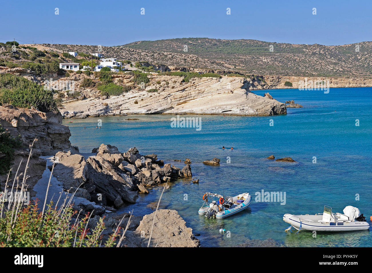 Grecia KARPATHOS località turistica Amopi Foto Stock