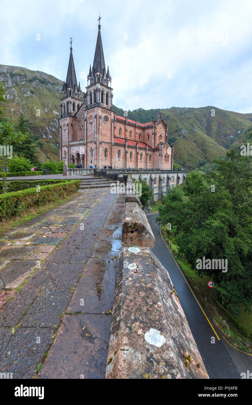 Covadonga, Picos de Europa, Asturias, Spagna, Europa Foto Stock