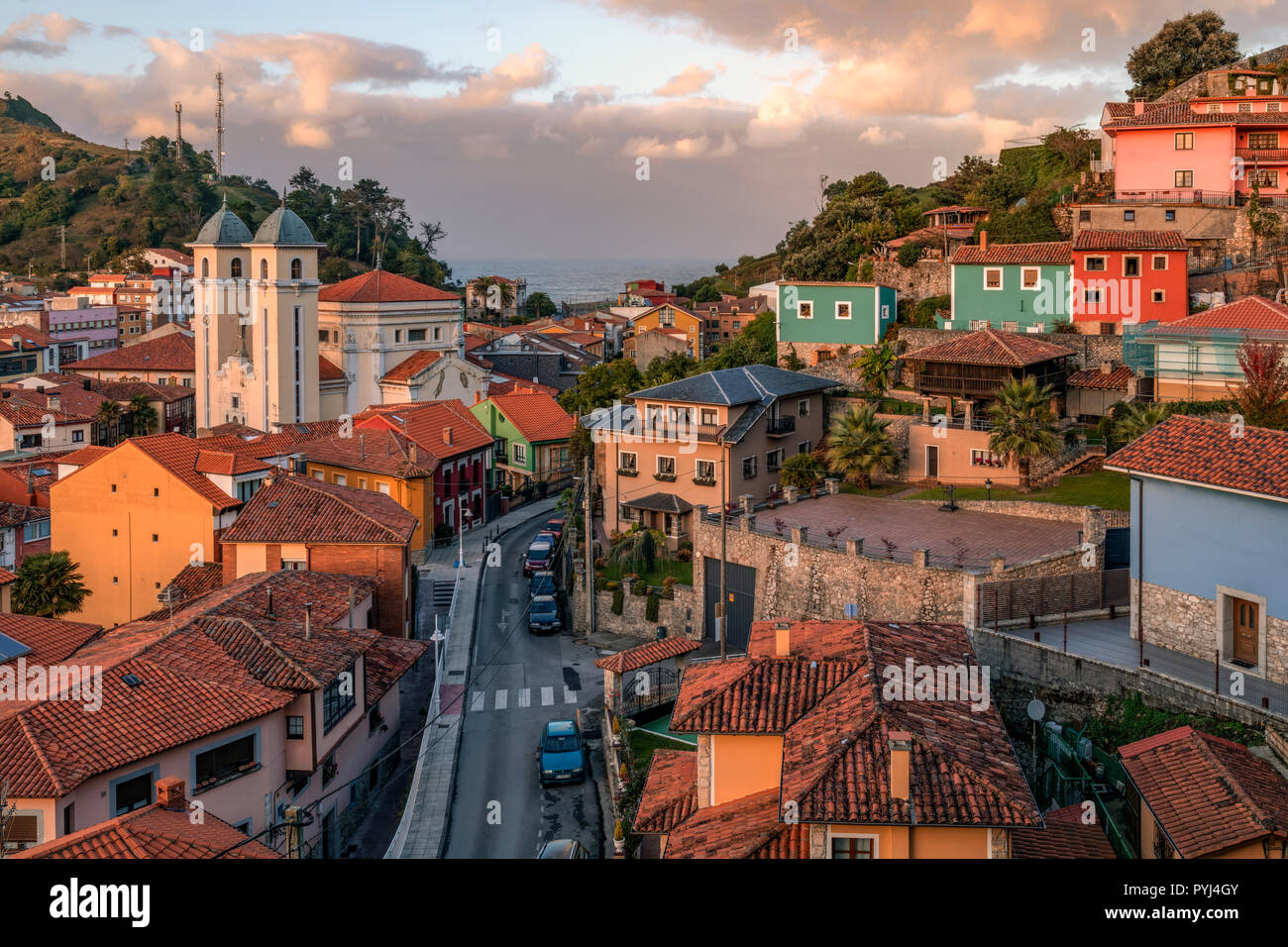 Ribadesella, Asturias, Spagna, Europa Foto Stock