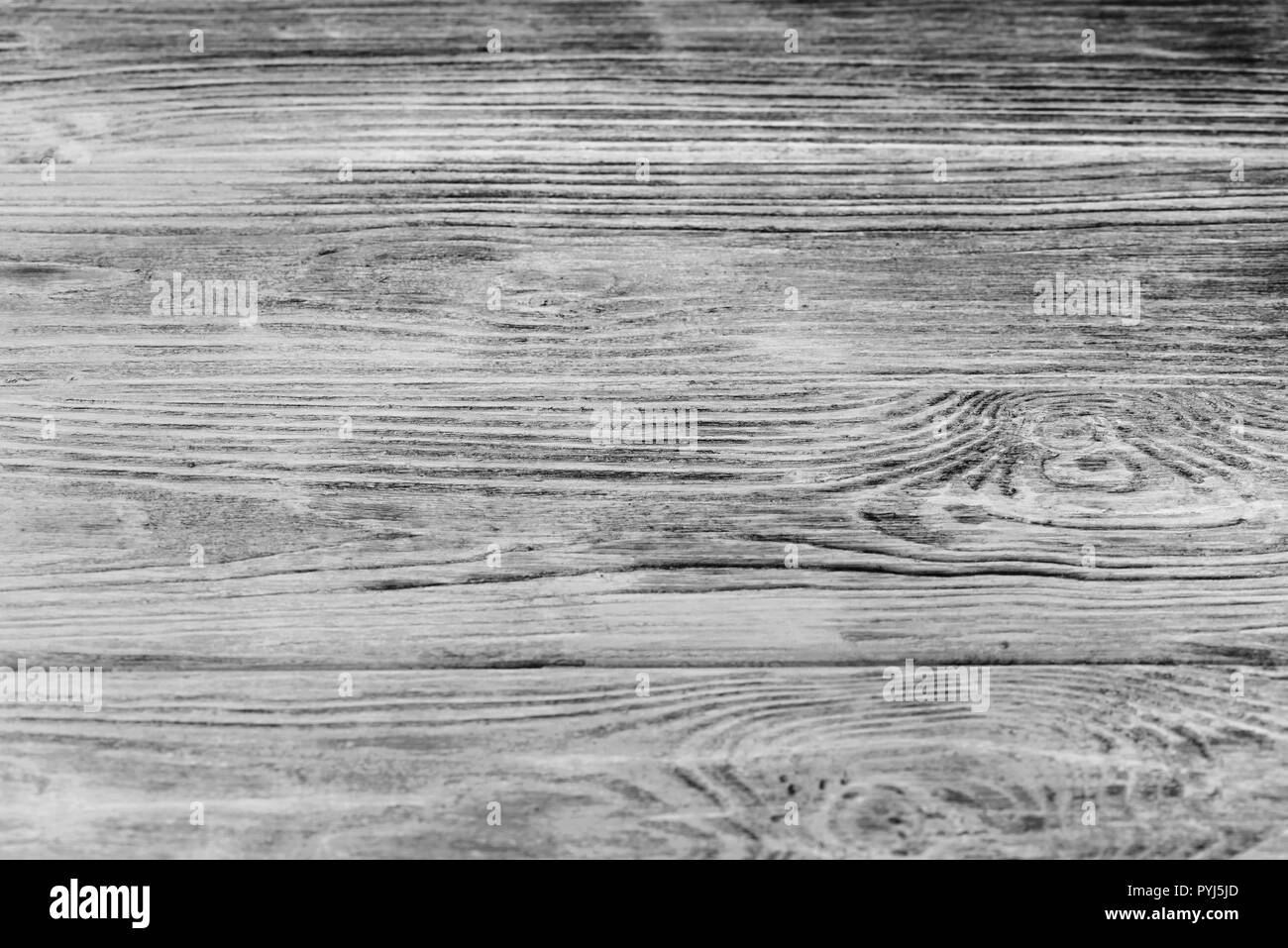Grigio sfondo di legno. Tavolo rustico Foto Stock
