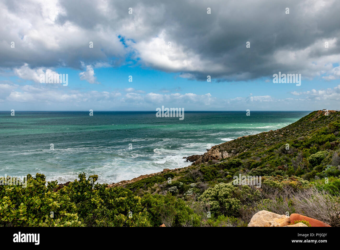 Whale Watching area in Hermanus, Sud Africa Foto Stock