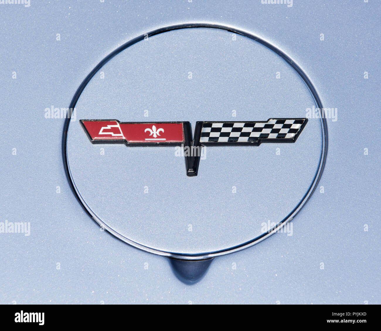 Corvette logo di Symbol Foto Stock
