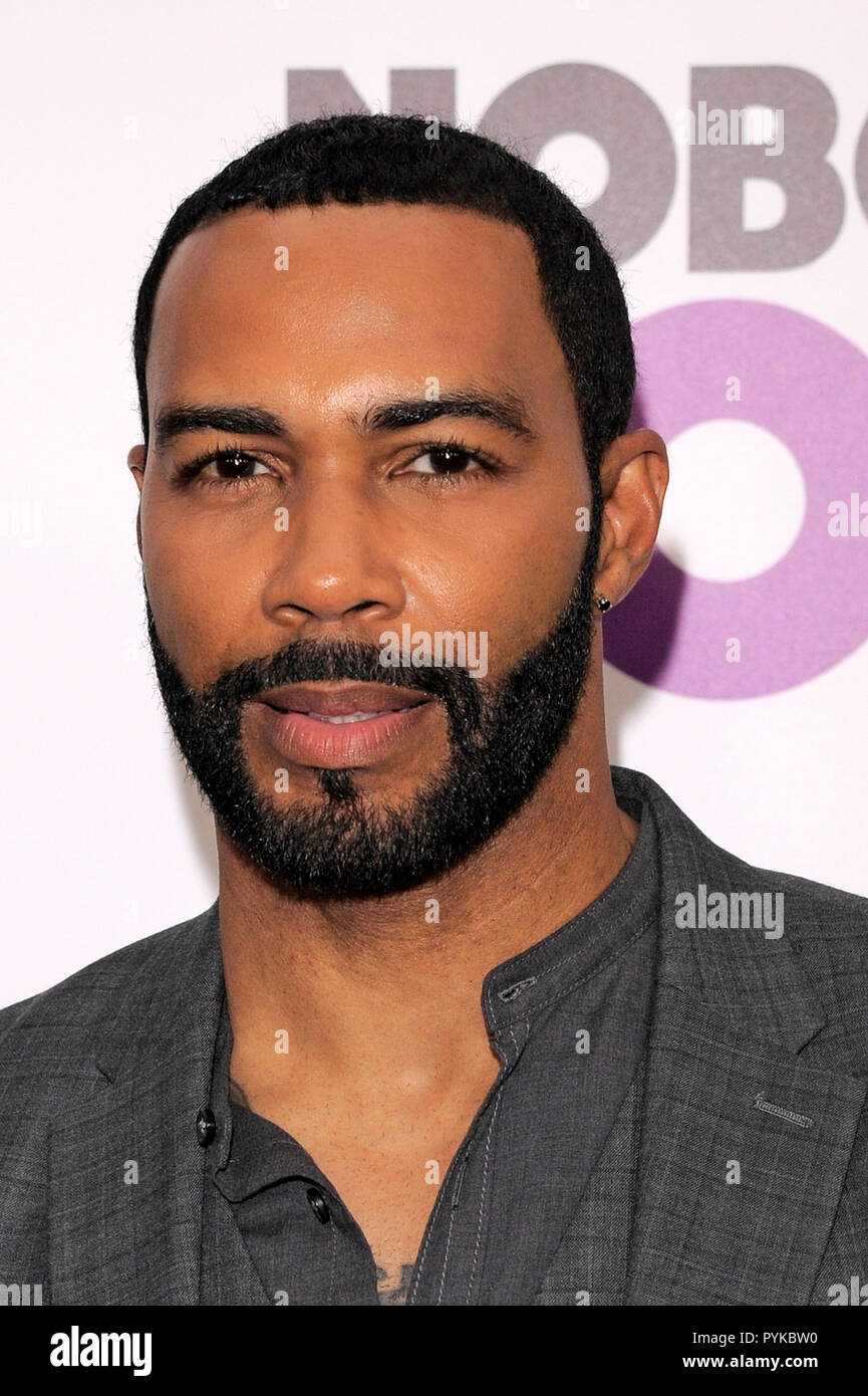 NEW YORK, NY - 28 ottobre: Omari Hardwick assiste 'Nessuno il fool' New York Premiere a AMC Lincoln Square Theatre su ottobre 28, 2018 a New York City. Credito: Ron Adar/Alamy Live News Foto Stock