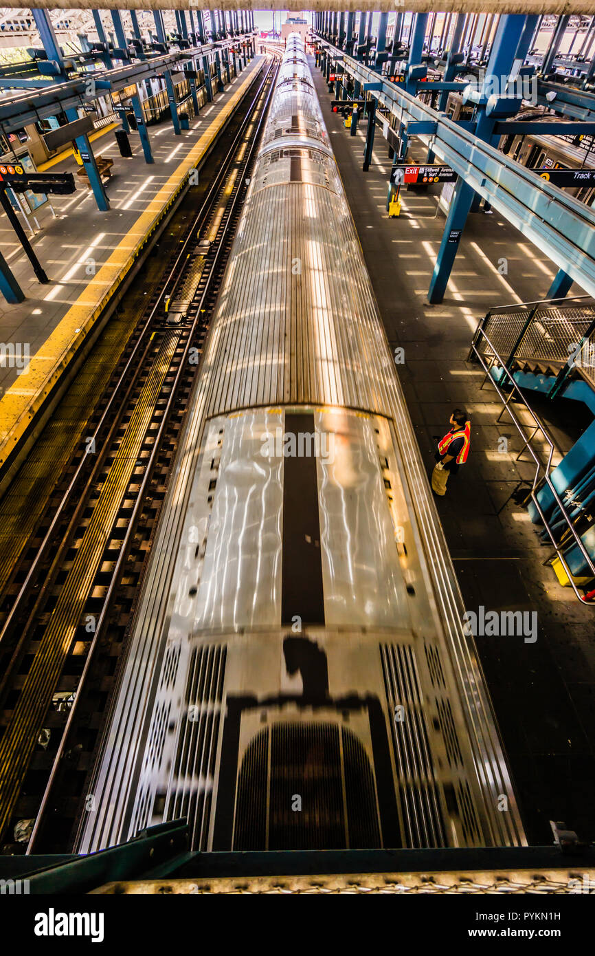 Coney Island - Stillwell Avenue stazione della metropolitana Coney Island Brooklyn   New York New York, Stati Uniti d'America Foto Stock