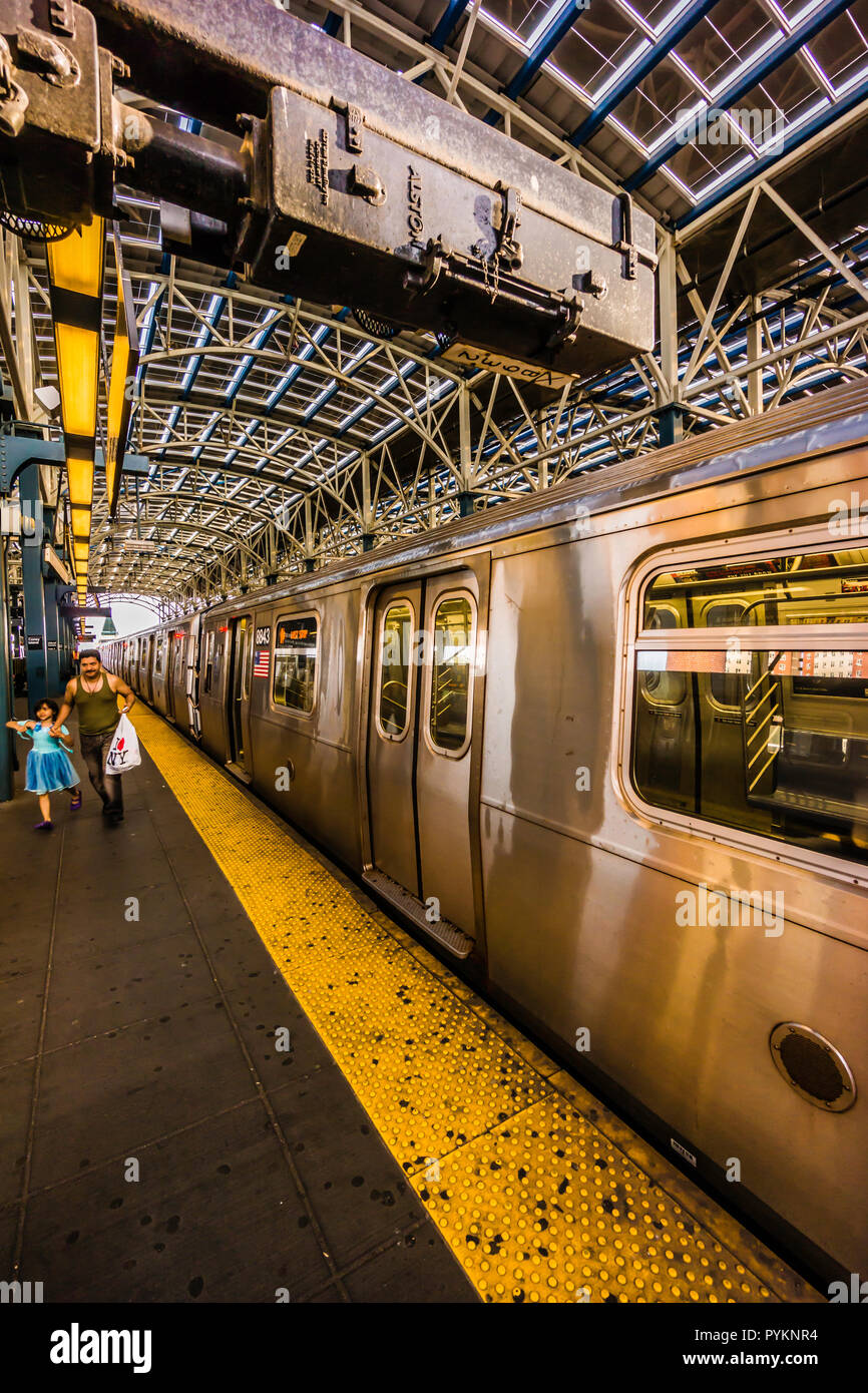 Coney Island - Stillwell Avenue stazione della metropolitana Coney Island Brooklyn   New York New York, Stati Uniti d'America Foto Stock