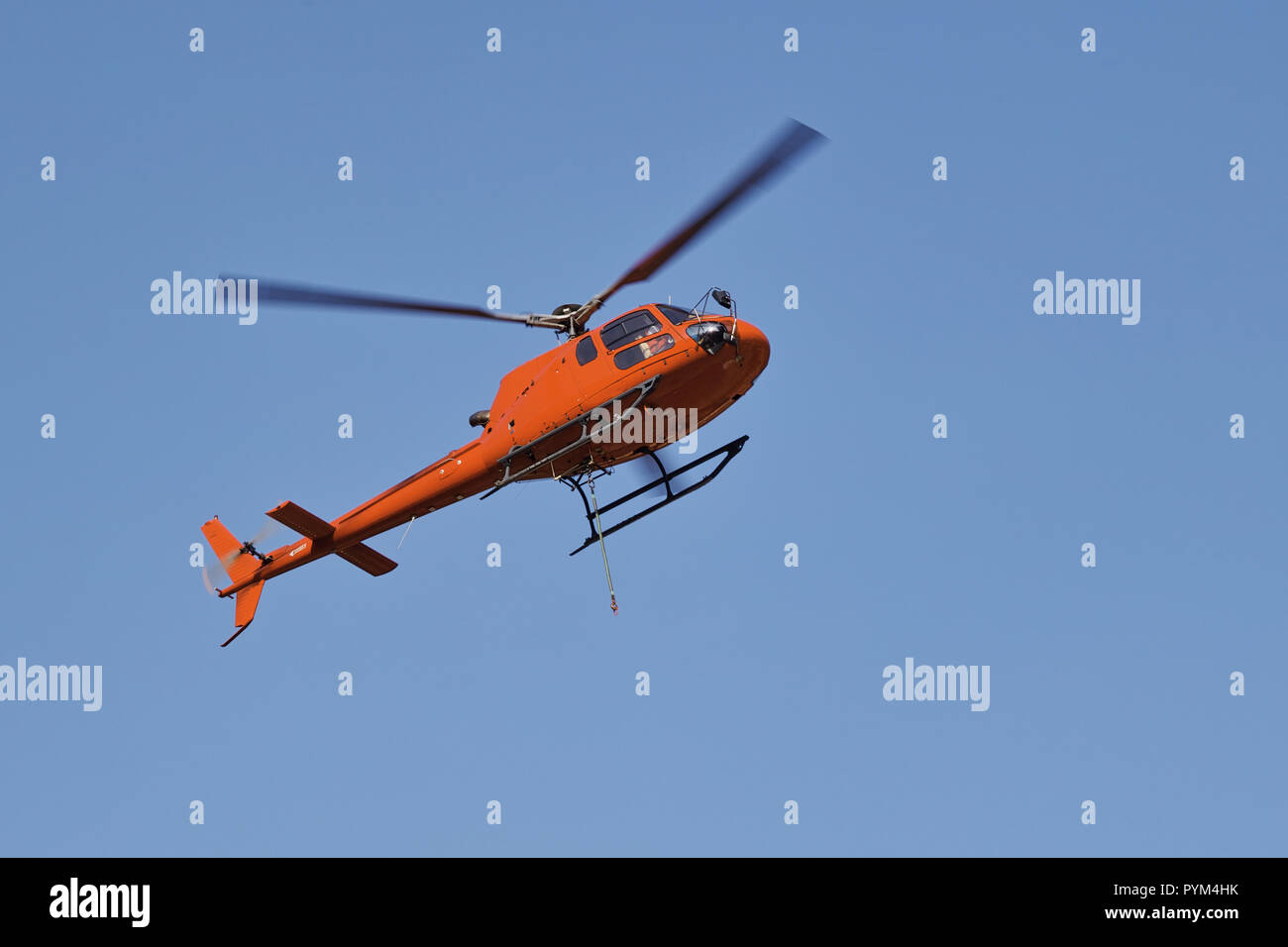 Elicottero in volo Foto Stock