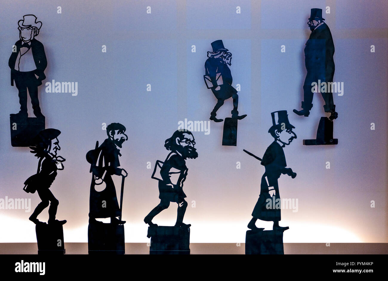 Francia,Parigi,capolavori della Chat Noire teatro ombra in D'Orsay Museum Foto Stock