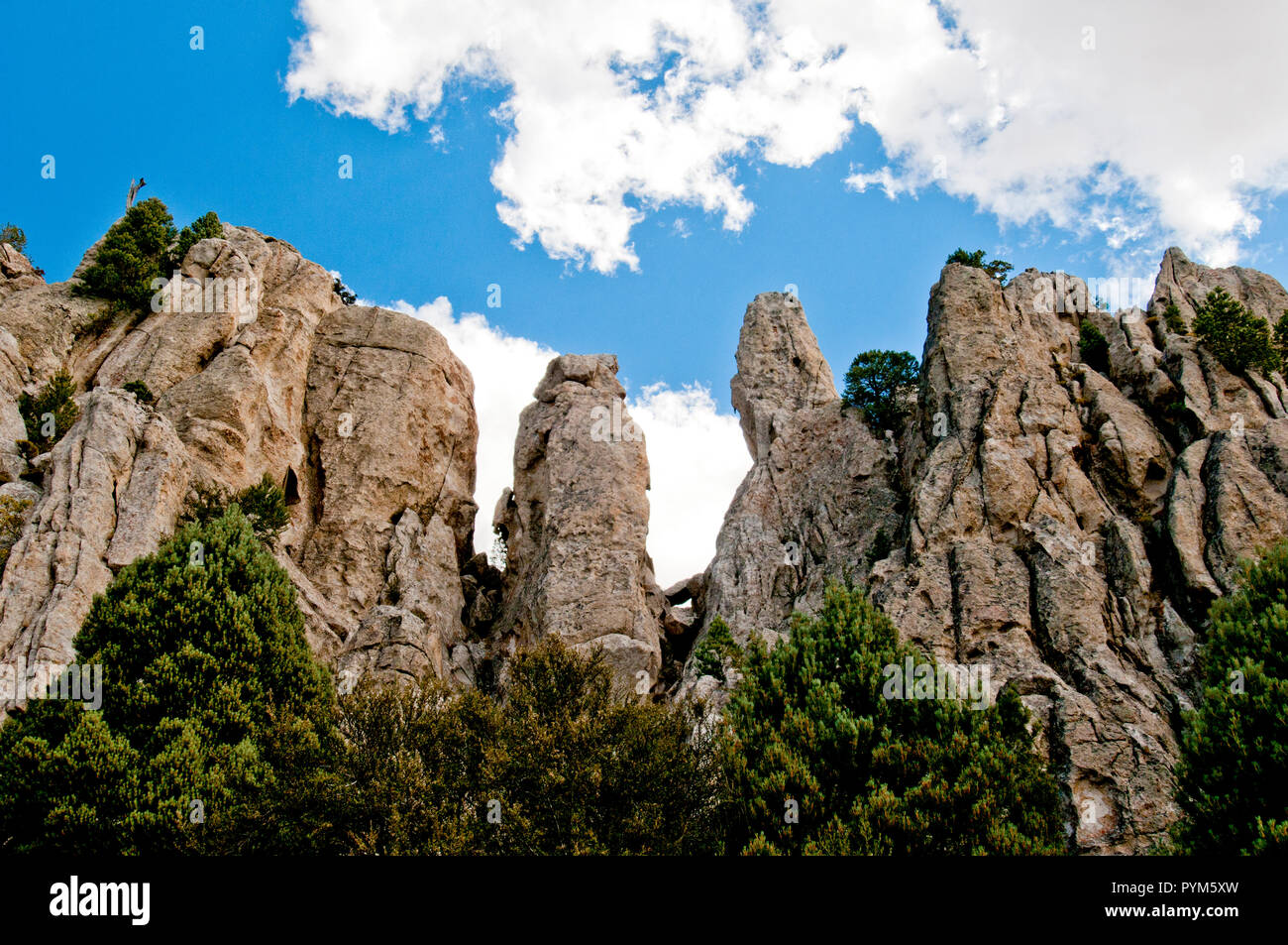 I Pinnacoli in Almo Pluton granito, città di roccia riserva nazionale, Idaho Foto Stock I Pinnacoli in Almo Pluton granito, città di roccia riserva nazionale, Idaho Foto Stock