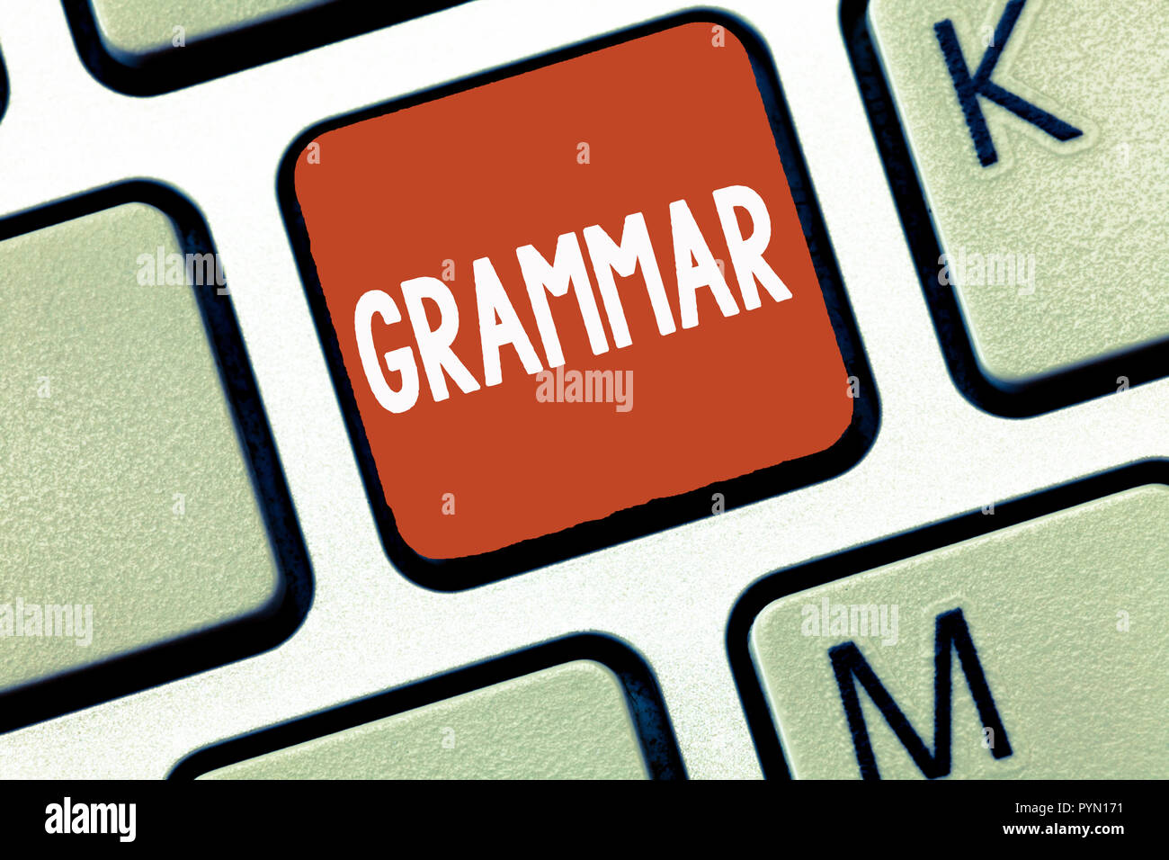 Conceptual la scrittura a mano che mostra la grammatica. Business photo vetrina per il sistema e la struttura di una lingua corretta corretta scrittura delle regole. Foto Stock