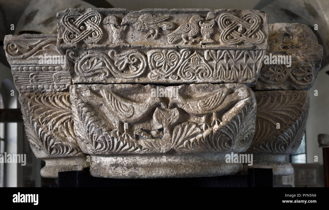 Chiesa di Santa Maria d'autore secolo, il Museo di Arte Antica del Castello Sforzesco di Milano - Castello Sforzesco di Milano Italia Foto Stock